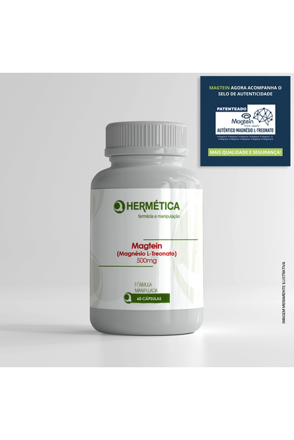 Magtein 500mg - 60 cápsulas (Magnésio L-Treonato)